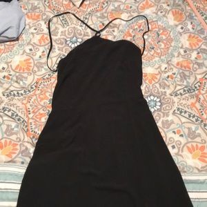 Black maxi dress
